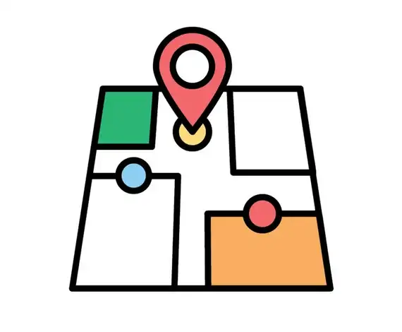 Depositphotos 203664944 stock illustration map local localility limited places